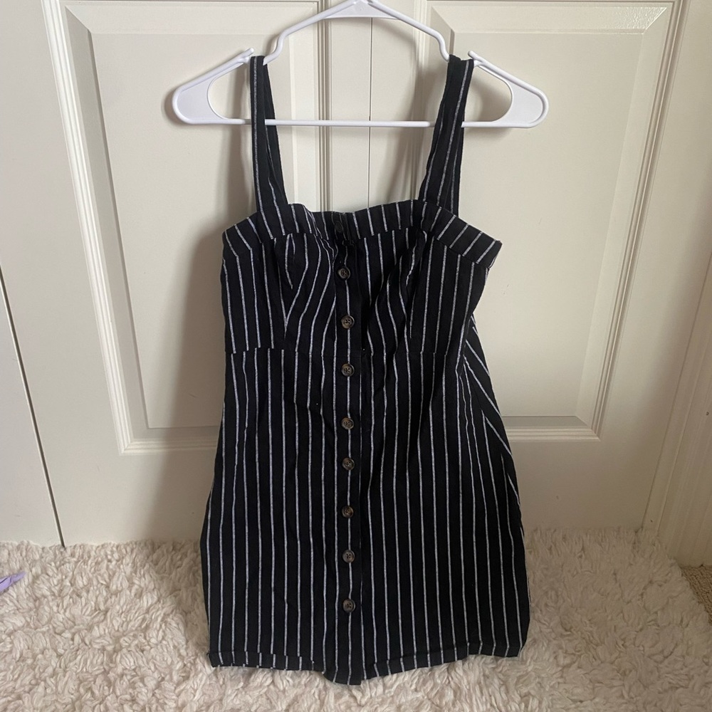 striped dress, hollister, size Small